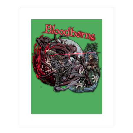 Bloodborne Fanart The Hunter and The Doll by SpreadLoveStore