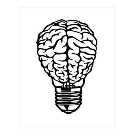 Brain bulb by ShirtpublicTrend