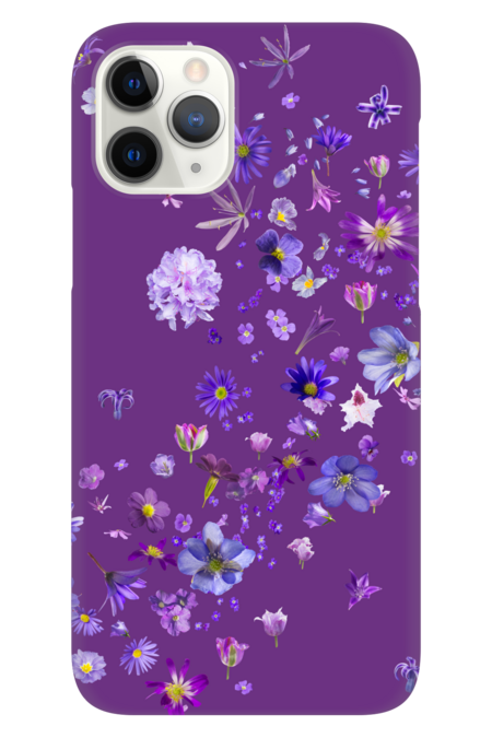 Purple Flowers Breeze by designnatures
