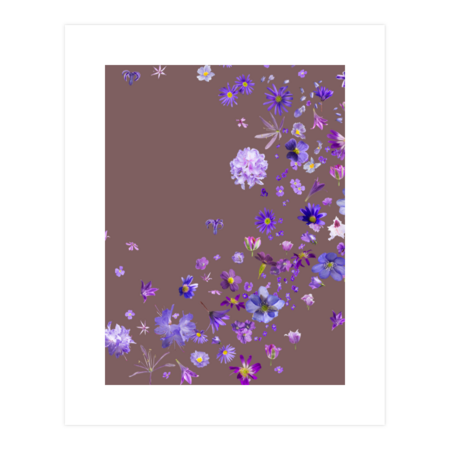 Purple Flowers Breeze by designnatures