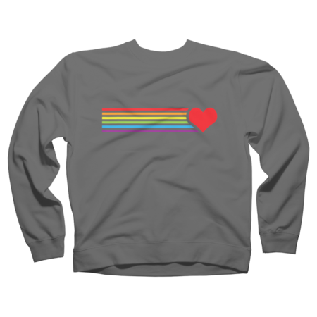 Pride Month LGBT Love Heart Rainbow by belugastore