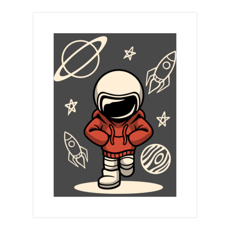 Lonely Astronaut by oziazka