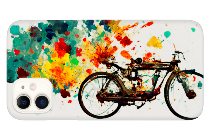 Bicycle in a colorful day