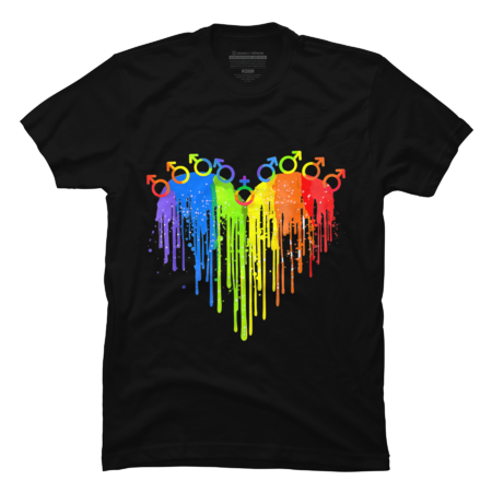 LGBT Heart Rainbow LGBT Flag Gay Pride Month Transgender