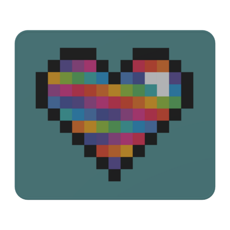 8-Bit Patchwork Rainbow by runningwithfoxes