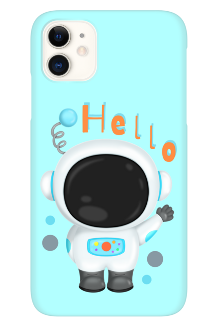 Friendly Astronaut &quot;Hello&quot; by TinnaMarieDesigns