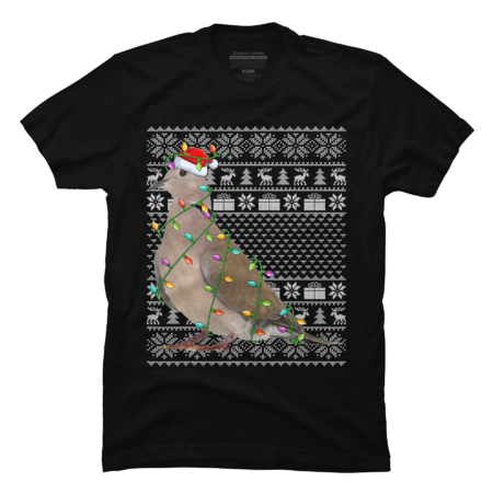 Mourning Dove Bird Lover Santa Ugly Mourning Dove Christmas