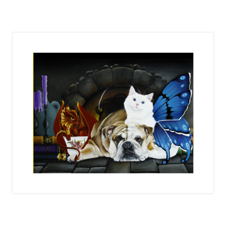 British Bulldog and Friends by tigressdragon