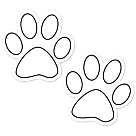 Paw Print For Dog and Cat Lover