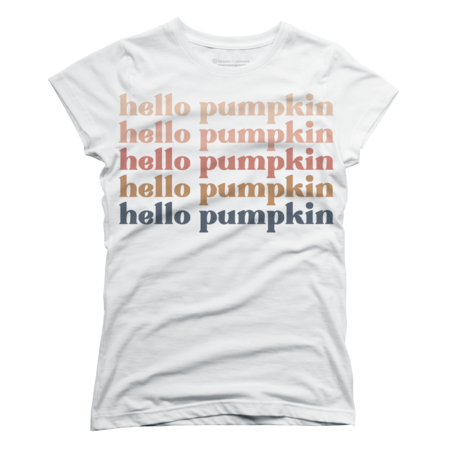 Hello Pumpkin Retro Fall Autumn Vintage Pumpkins by SHOPP