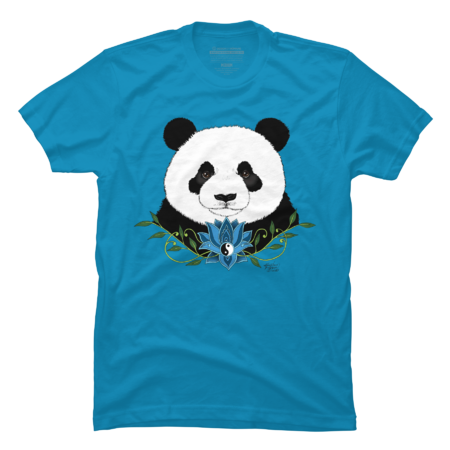 Panda Bear Lotus by tigressdragon