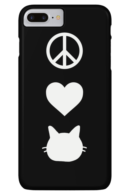 Peace Love &amp; Cats by DKingStudio