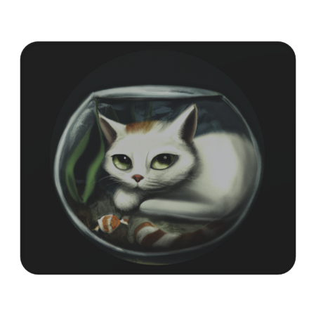 Cat in a fishbowl