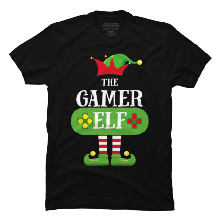 Gamer Elf Family Matching Christmas Group Elf Pajama Gift