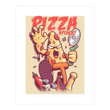 Pizza Attack by wehkid
