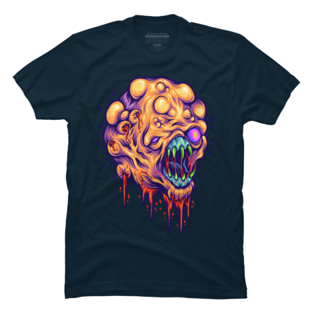 Alien brain monster shirt design