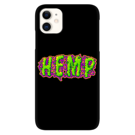 Hemp smoke weed lettering word apparel design by ArtGraris