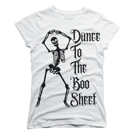 Dance To The Boo Sheet Funny Dancing Halloween Skeleton by SHOPP
