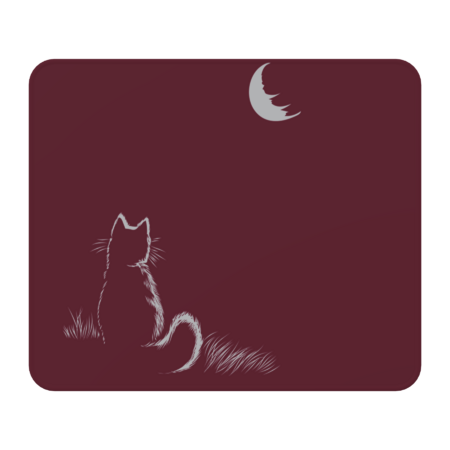 Cat and moon by Mammoths