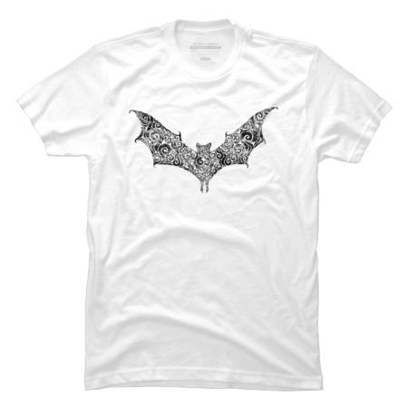 Swirly Bat by VectorInk