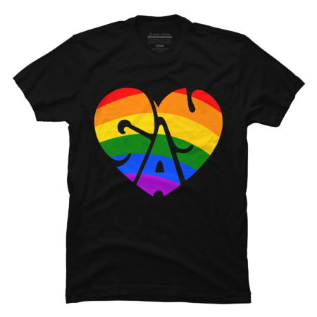 Gay colorful heart