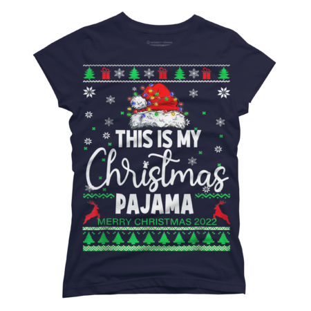 This Is My Christmas Pajama  Lights by AlinaGrapa