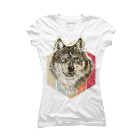 Wolf Vintage Retro Style Animal Lover Wolves Face by anicole