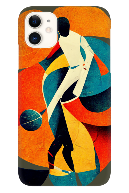 Abstract Basketball Player #02 by GlitchAndGraphics