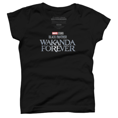 Wakanda Forever: Metal Text Logo