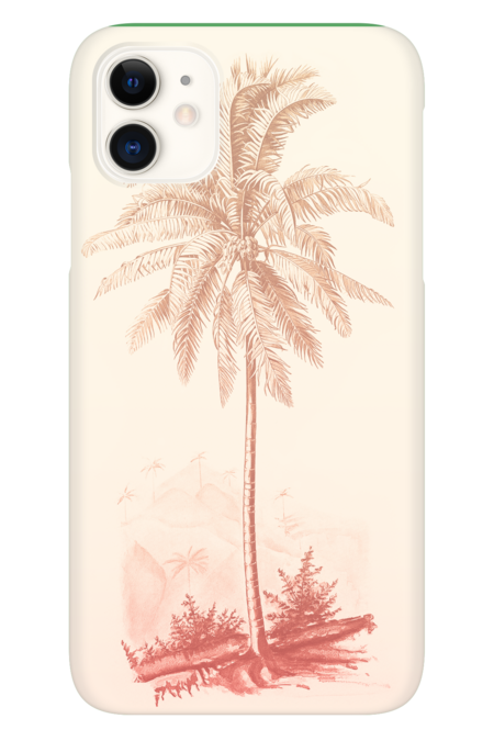 Palm Tree (pink &amp; orange) by apoloprints
