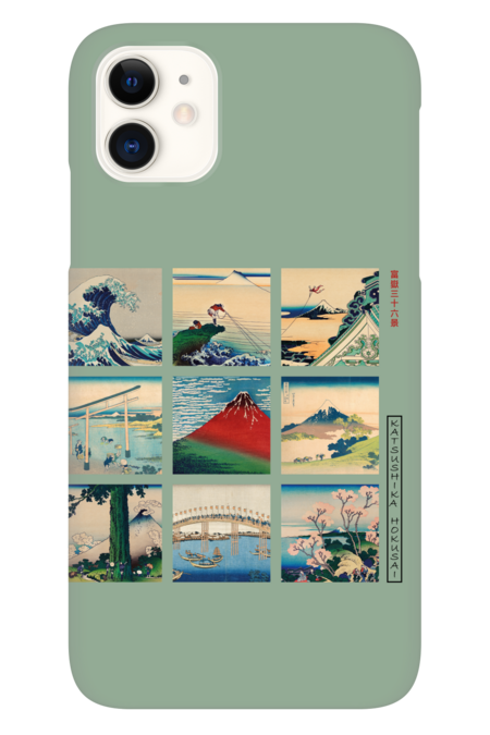 GREAT WAVE OFF KANAGAWA. Views of Mount Fuji. Katsushika Hokusai by Olaart