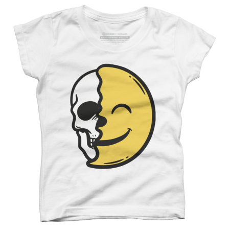 Skull and Smile Emoticon by rukurustudio