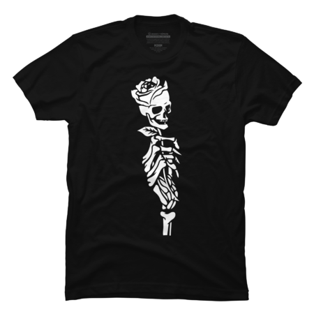 Rose Skull Skeleton Hand Lazy Halloween