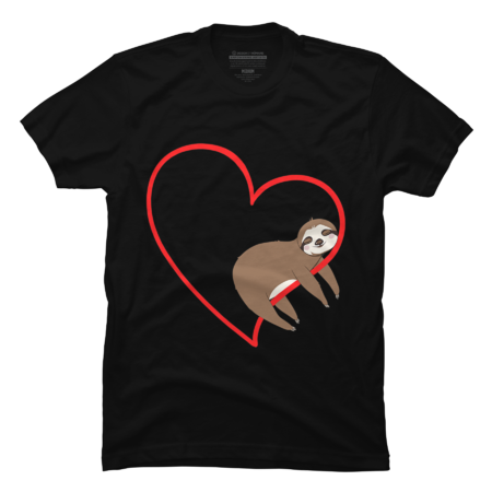 Sloth Valentine's Day Heart Love Sloths