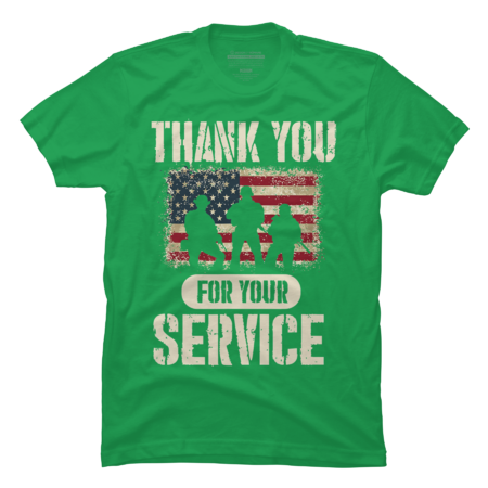 Thank You for Your Service Shirt, Patriotic Veterans Day by heisy