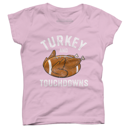 Thanksgiving Turkey and Touchdowns Football Men Boys by heisy