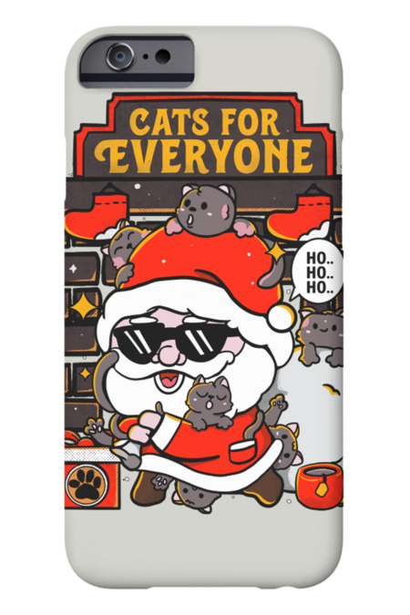 Santa Cats for Everyone by MuloPops