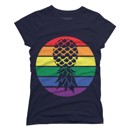 Upside Down Pineapple LGBT Flag by Firstday
