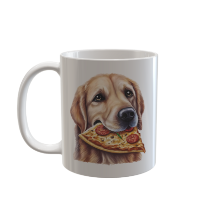 Golden Retriever eating pizza | Pizza Dog | Golden Retriever