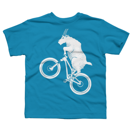 Mountain Bike Goat Funny Bicycle Day For Goat Lover by normazabell