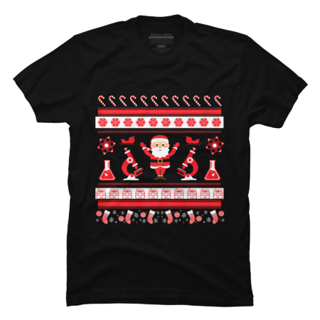 Science Laboratory Ugly Christmas Sweater Nerdy Scientist