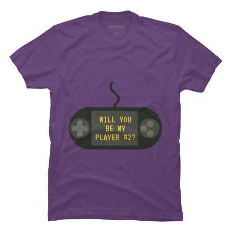Funny Valentines Day Be My Player 2 Video Games Gamer by MuchSke