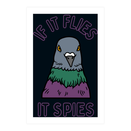 If it flies it spies, Pigeon by reesea