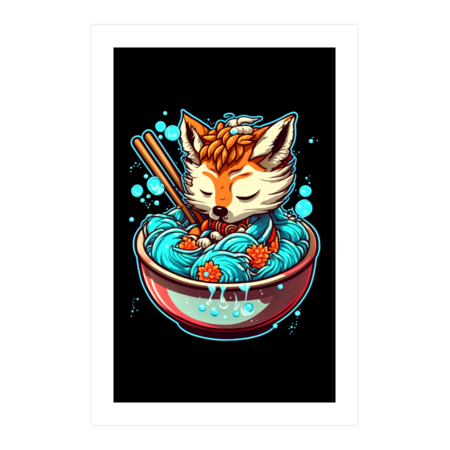 Foxy Ramen Bathtime by Ajolan