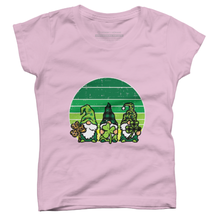 Gnomes Shamrock St Patricks Day T-Shirt by Truemilk