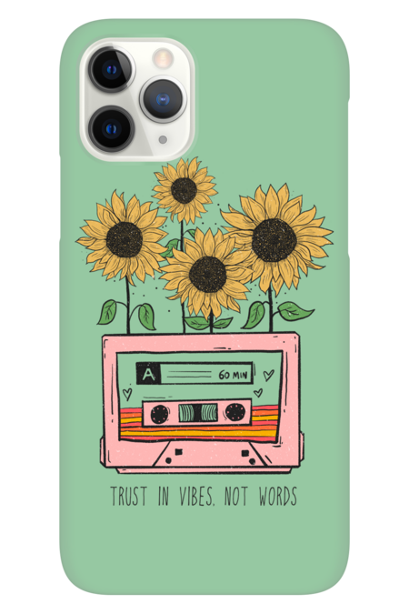 Sunflowers with Radio Cassette