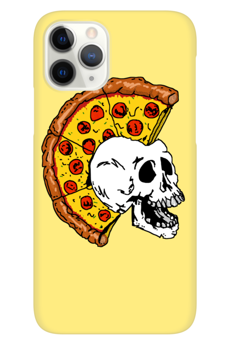 Pizza Punk Skull by edsonramos