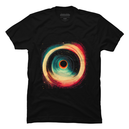Black Hole Psychedelic T-Shirt by Mandala69