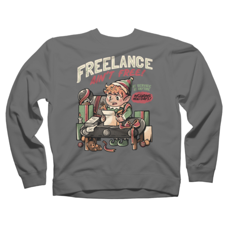 Freelance Ain't Free - Funny Christmas Elf Gift by EduEly