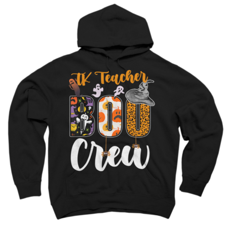 Tk Teacher Boo Crew Ghost Halloween Tk Squad Matching by DesignNIcePro